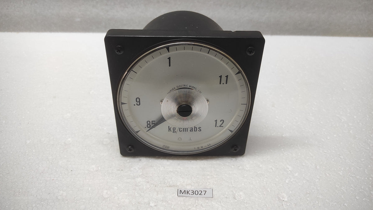 TDS TSURUGA ELECTRIC TMW-4B PRESSURE INDICATOR 0.85-1.2 KG/CM