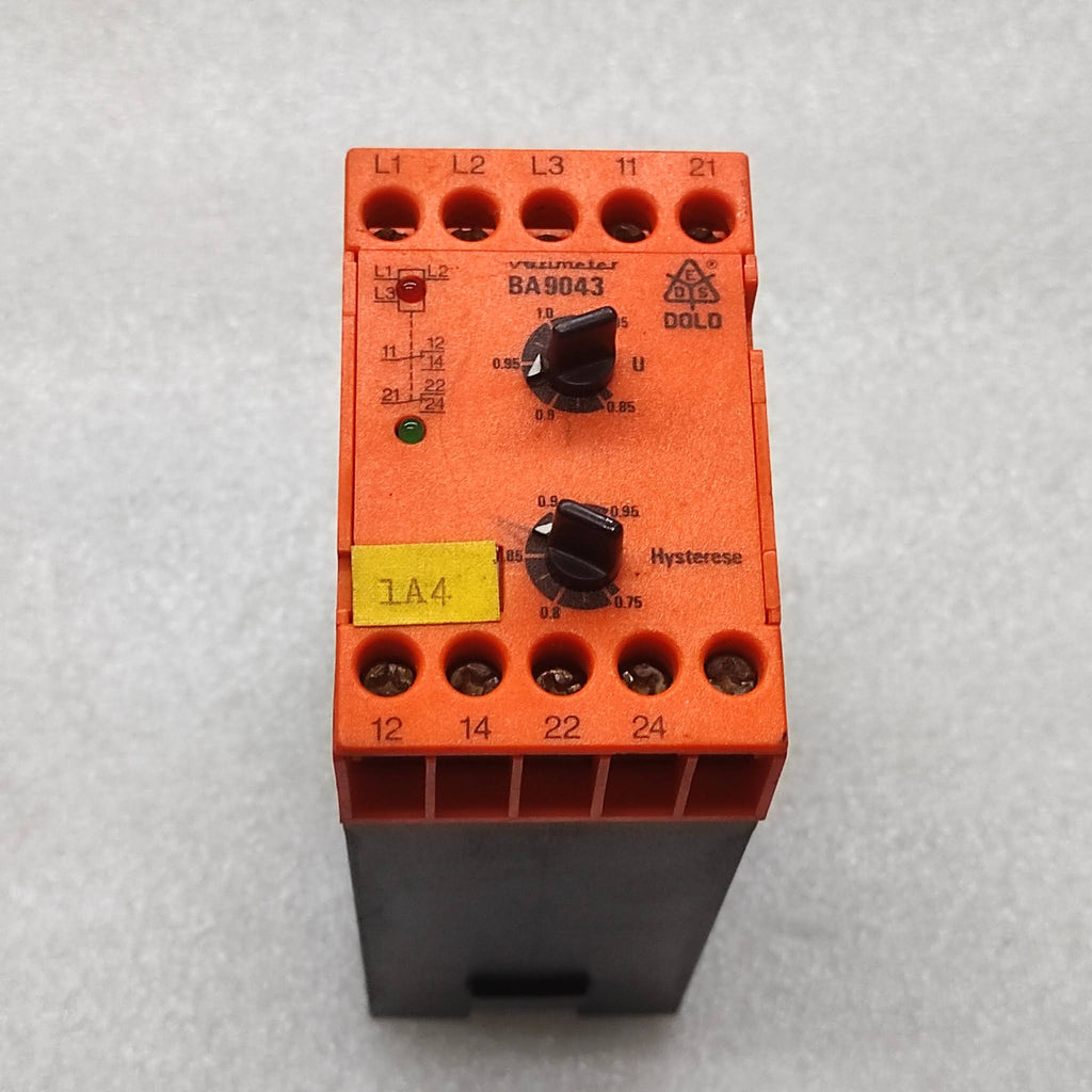 DOLD BA9043 VOLTAGE MONITORING RELAY 380V BA9043/001