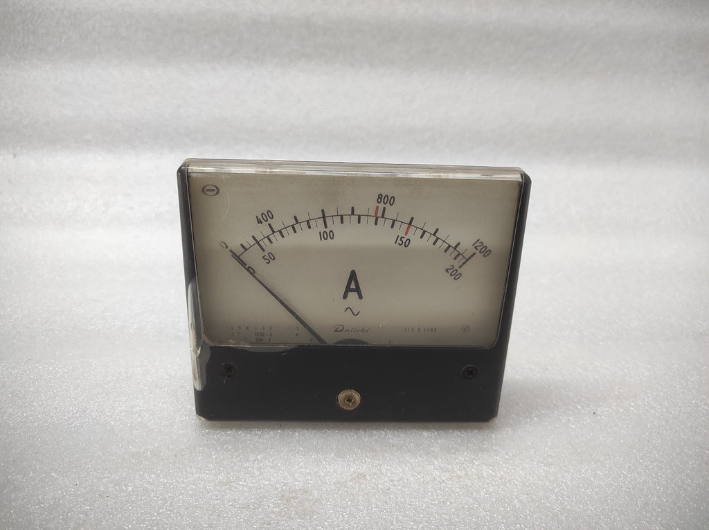 DAIICHI LSK-12 CT 1200/5A DOUBLE AMMETER 200/5A