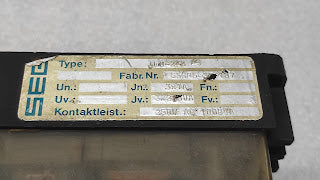 SEG STROMRELAIS IWU 2-3 CURRENT RELAY 250VAC 1000VA