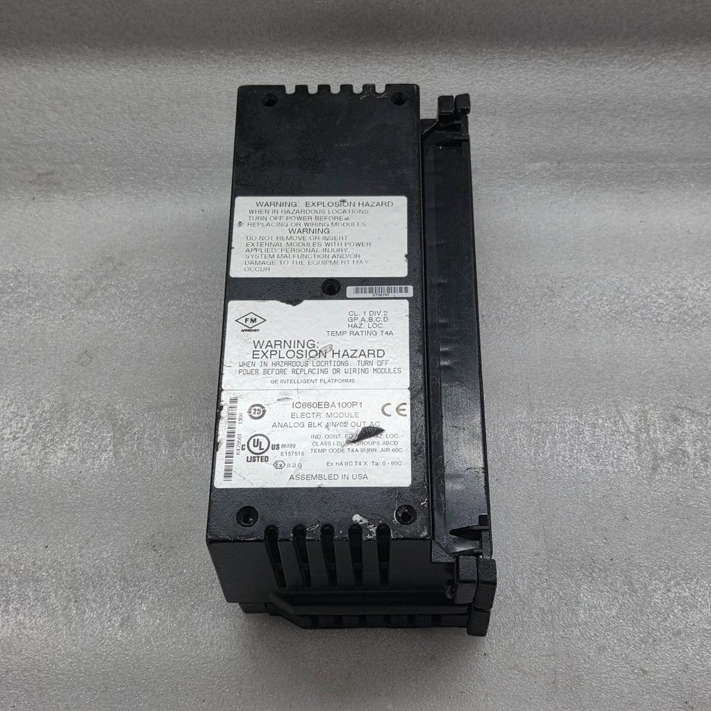 GE FANUC IC660TSA100K ANALOG AC 4 INPUT/2 OUTPUT