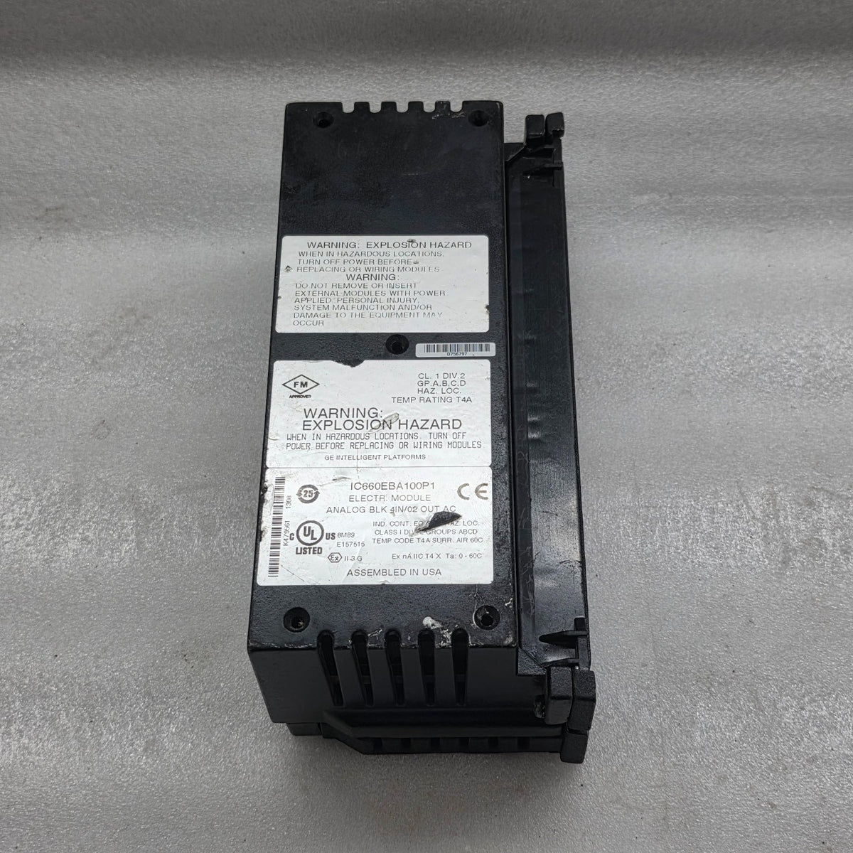 GE FANUC IC660TSA100K ANALOG AC 4 INPUT/2 OUTPUT