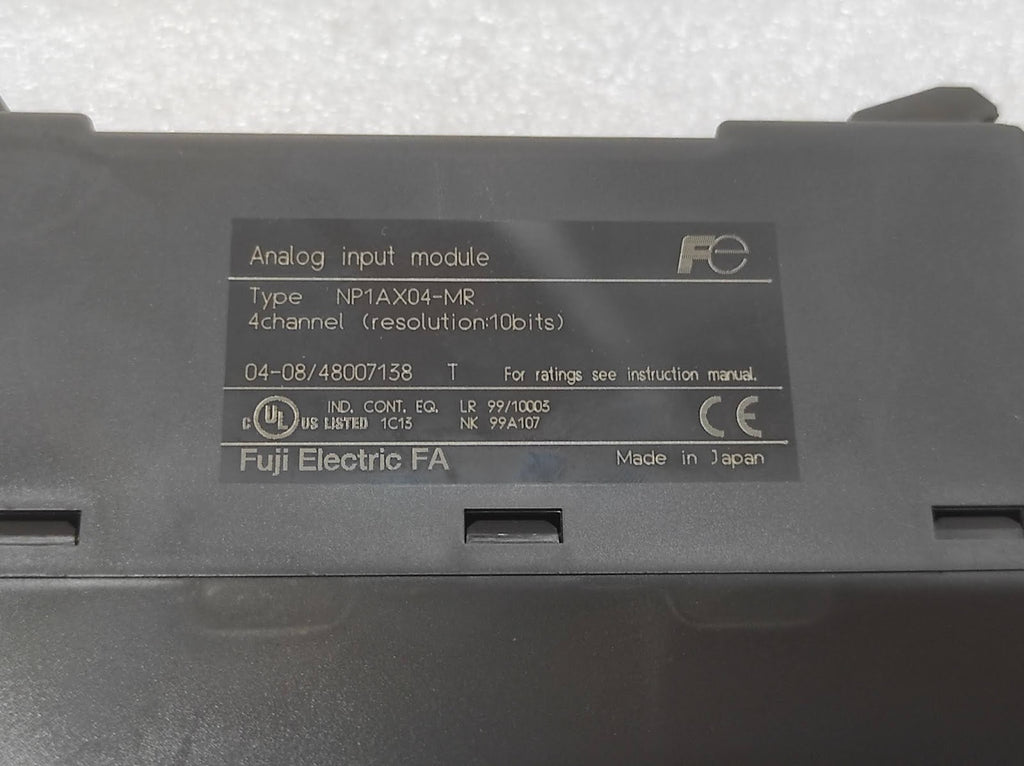 FUJI NP1AX04-MR ANALOG INPUT MODULE WITHOUT CONNECTOR
