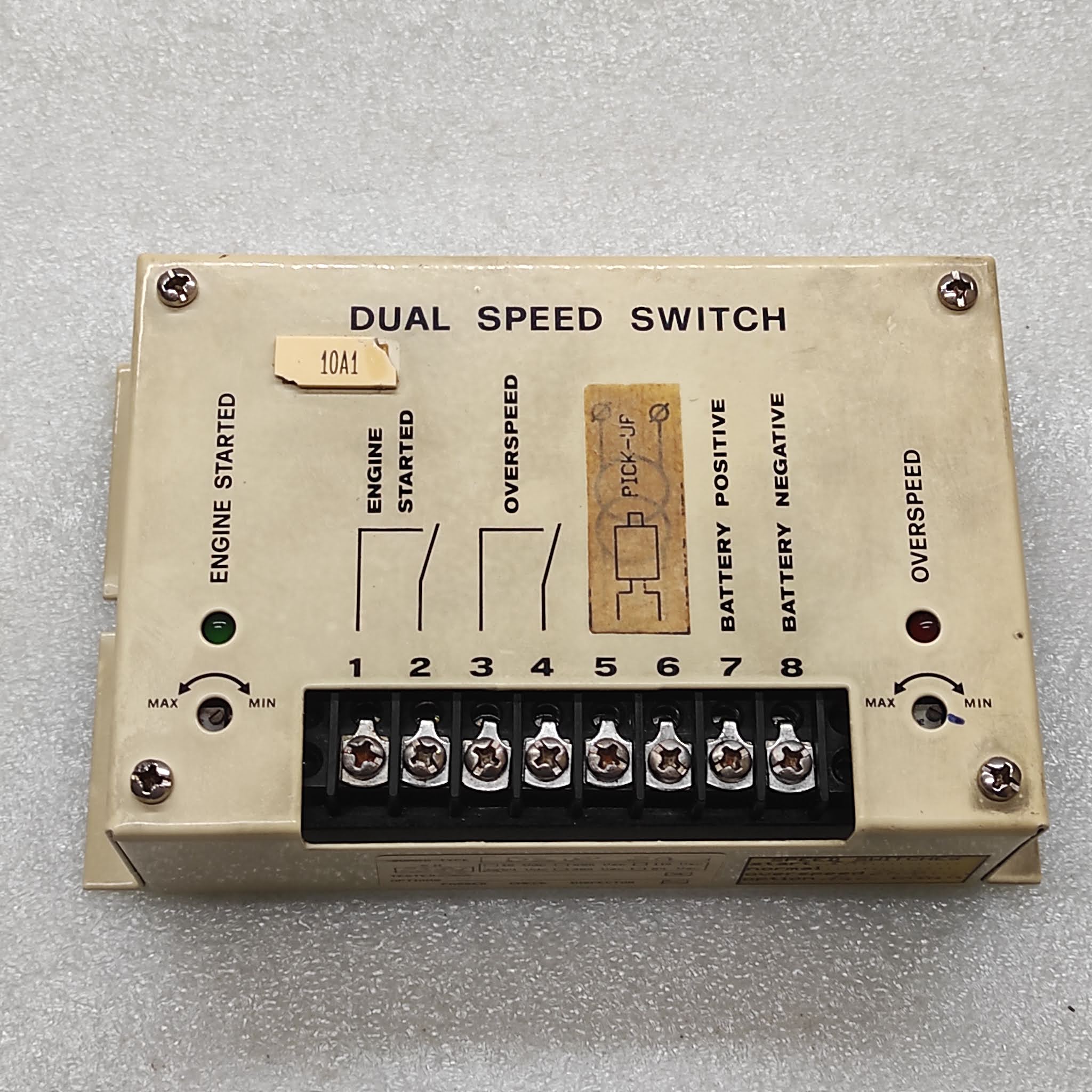 DUAL SPEED SWITCH DSVC 2A 24VDC