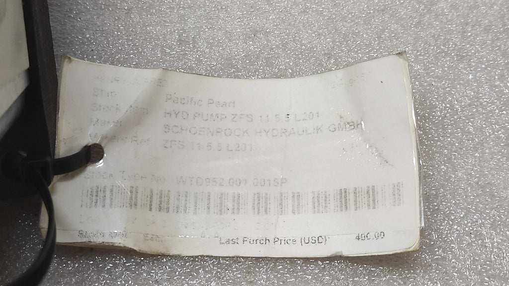 REXROTH PG2-2X-005-022L HYDRAULIC PUMP ZFS 11/5.5 L201