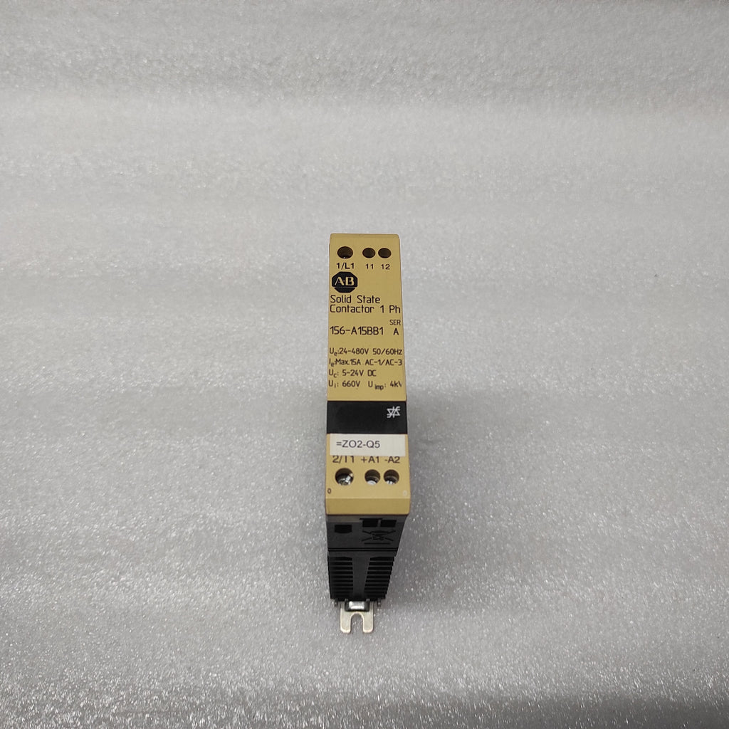 ALLEN BRADLEY CAT 156-A15BB1 1-PH SOLID STATE CONTACTOR 24-480V