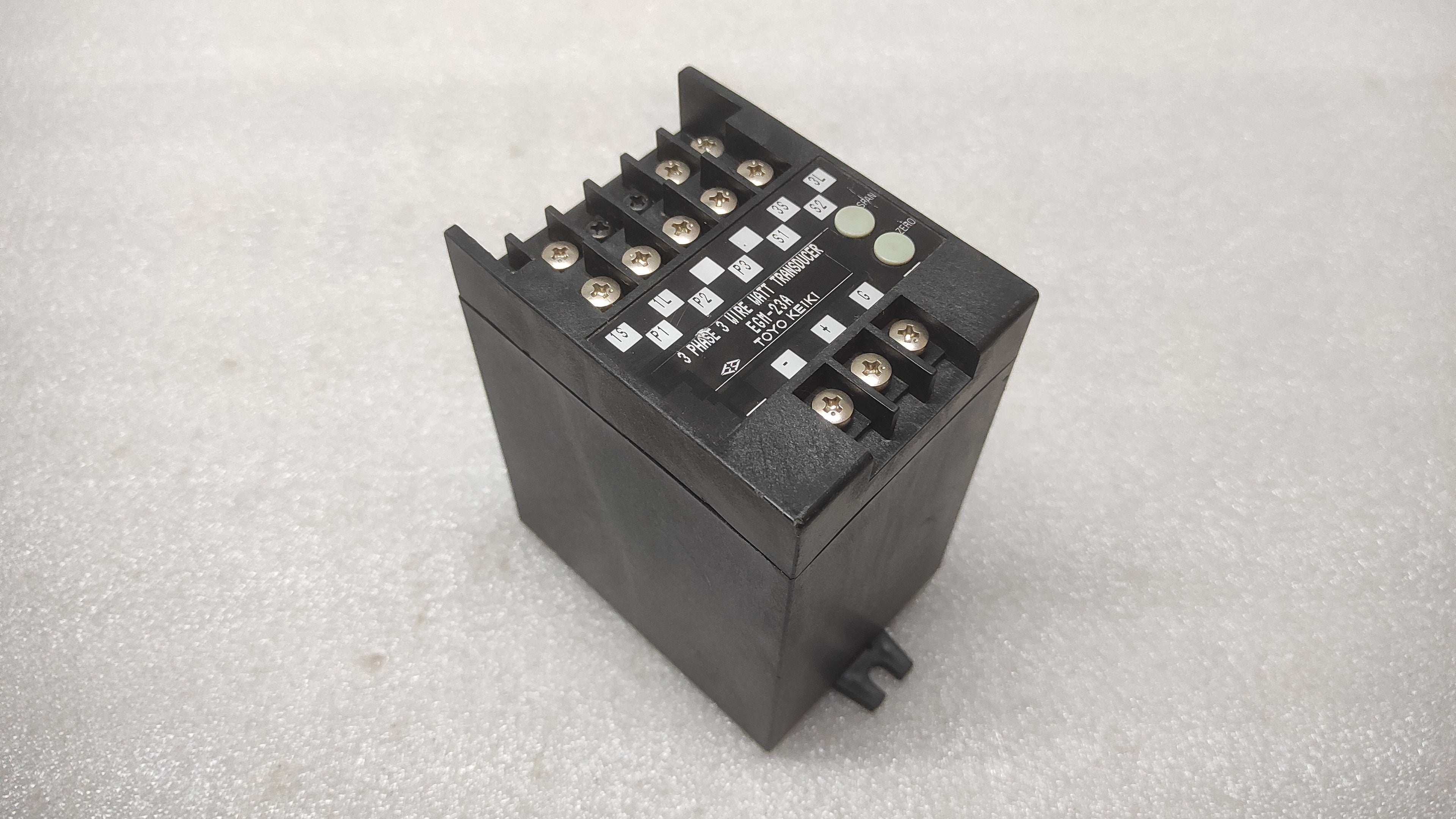 TOYO KEIKI EGM-23A 3-PH 3-WIRE WATT TRANSDUCER