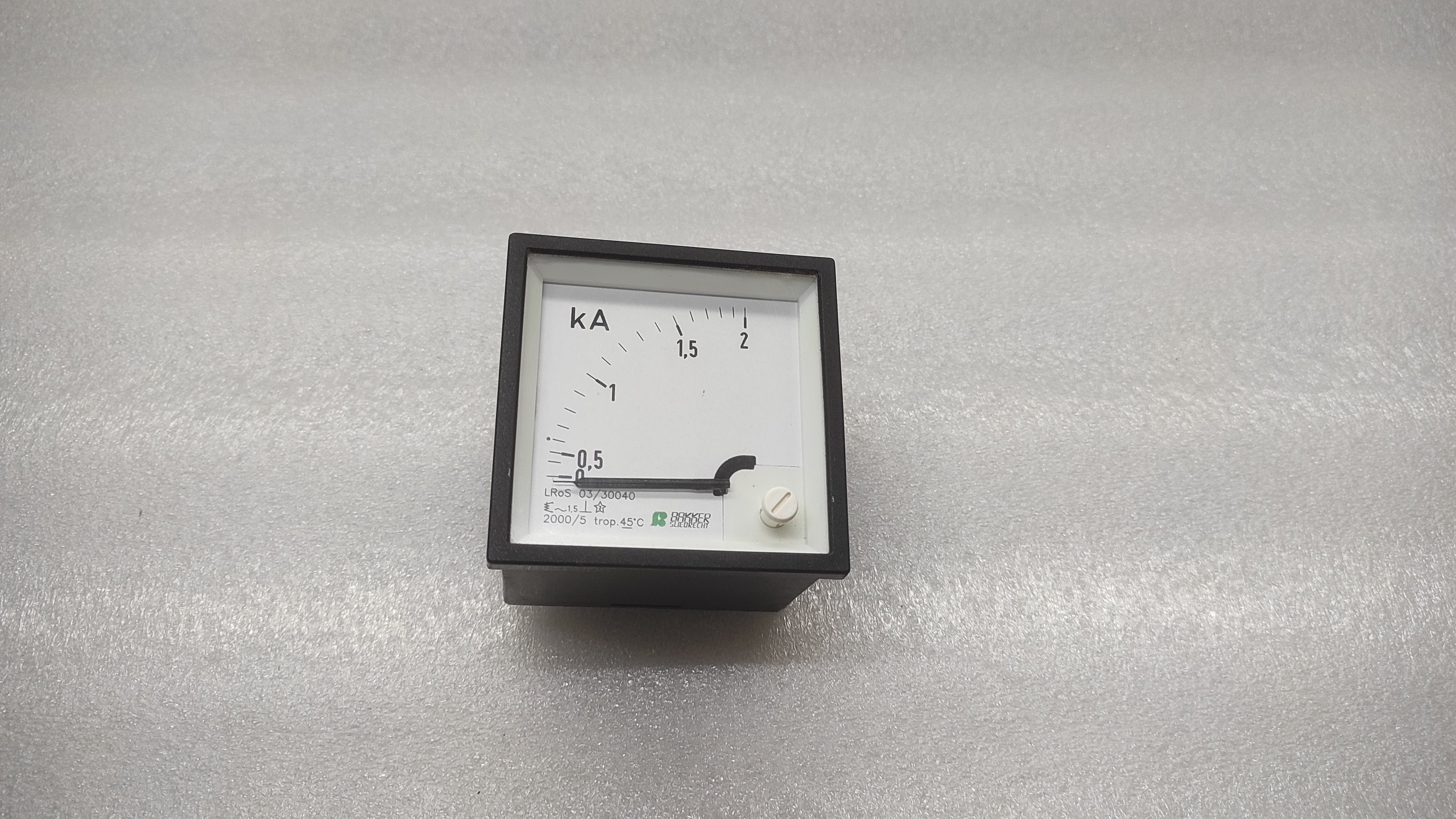 BAKKER SLIEDRECHT CT 2000/5 KILO AMPERE METER 0-2kA