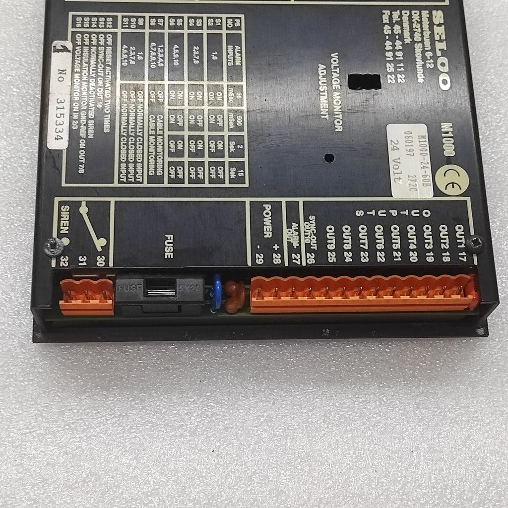 SELCO M1000-24-60B ALARM MONITOR CARLA ESTERLINE AUXITROL 24VDC
