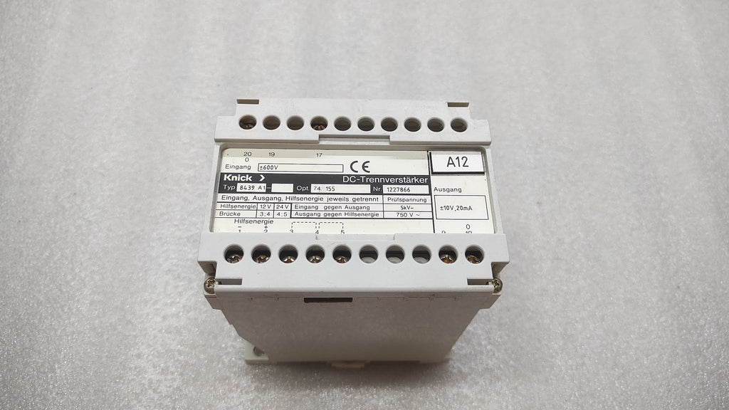 KNICK 8439 A1 DC-ISOLATING AMPLIFIER