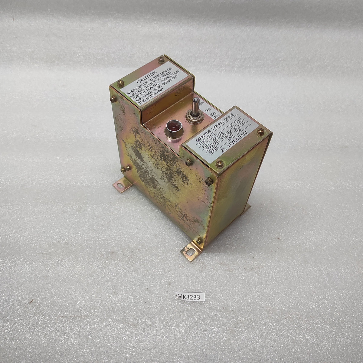 HYUNDAI VCT-1 CAPACITOR TRIPPING DEVICE 110V