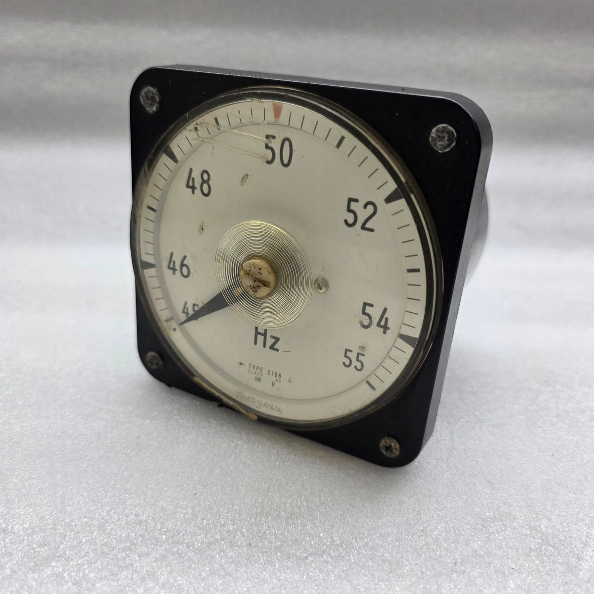 YOKOGAWA ELECTRIC 2108 FREQUENCY METER 45-55 Hz