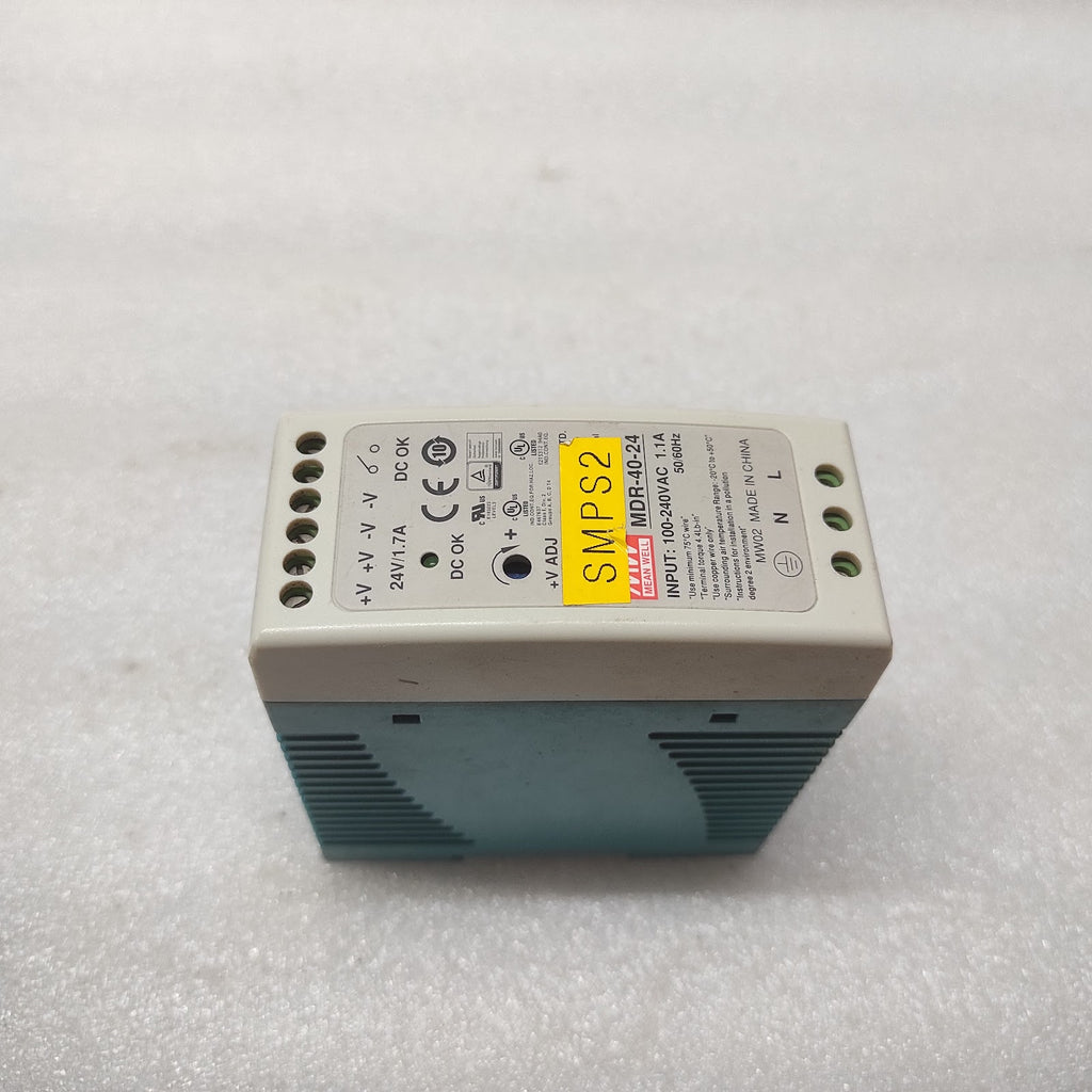 MEAN WELL MDR-40-24 POWER SUPPLY 24VDC 1.7A