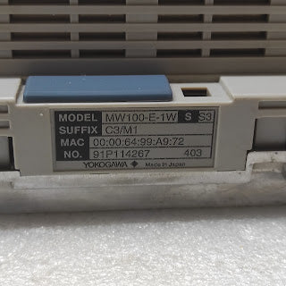 YOKOGAWA MW100-E-1W DATA ACQUISITION UNIT 91P114267