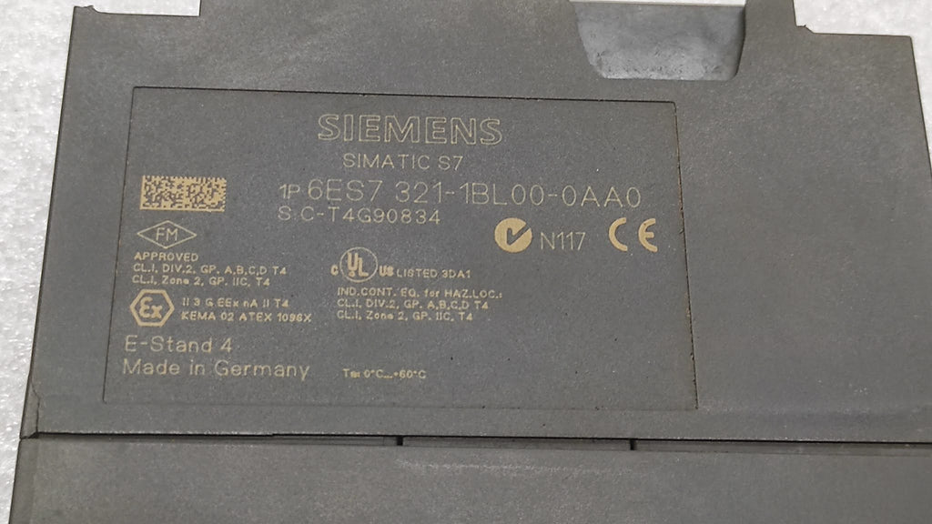 SIEMENS 6ES7 321-1BL00-0AA0 SM321 DIGITAL INPUT MODULE