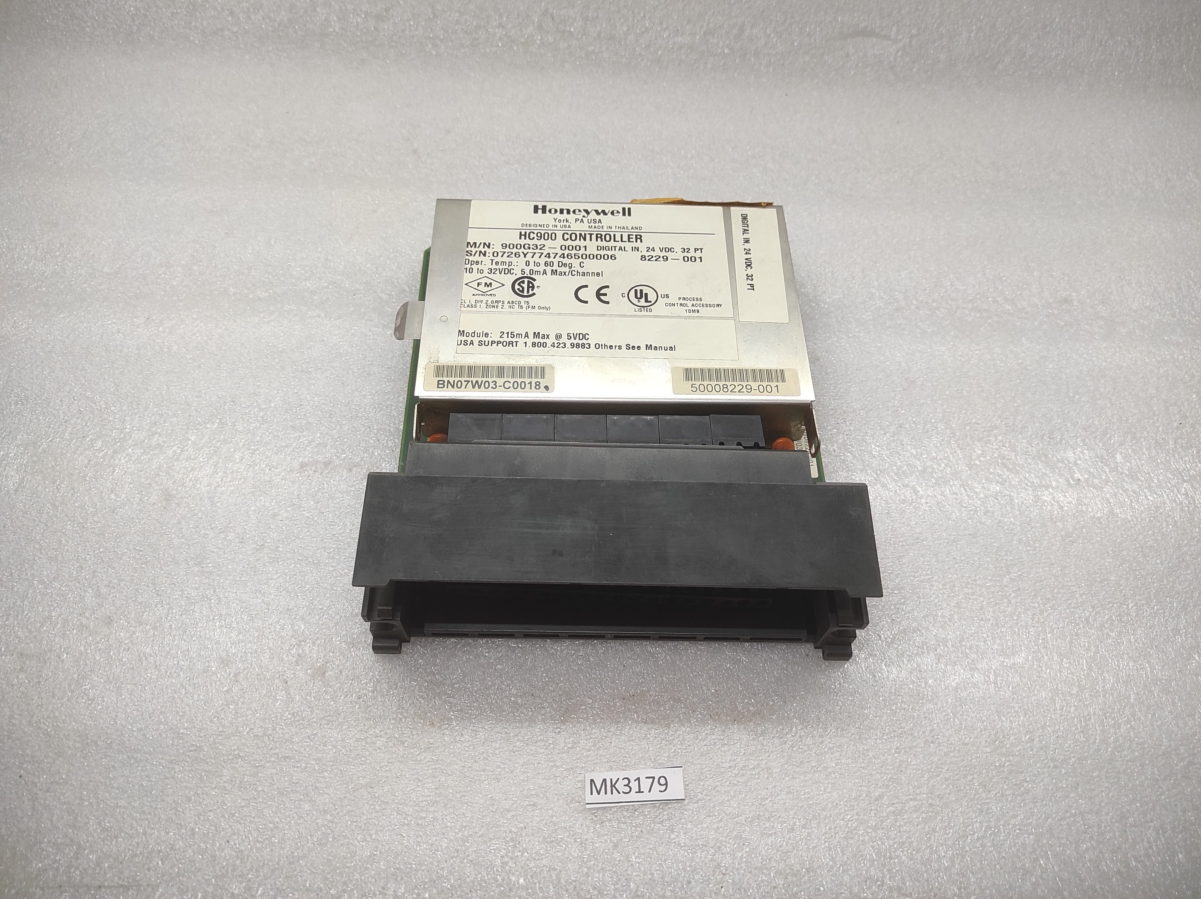 HONEYWELL HC900 CONTROLLER 900G32-0001 DIGITAL INPUT MODULE