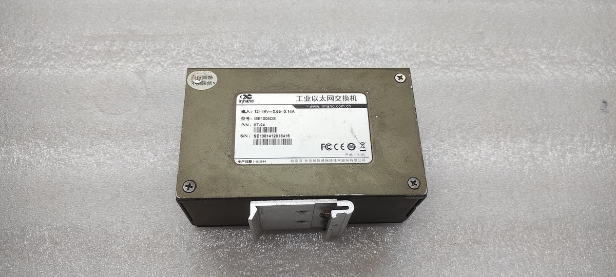 INHAND ISE1008DS ETHERNET SWITCH 8T-24 12-48V