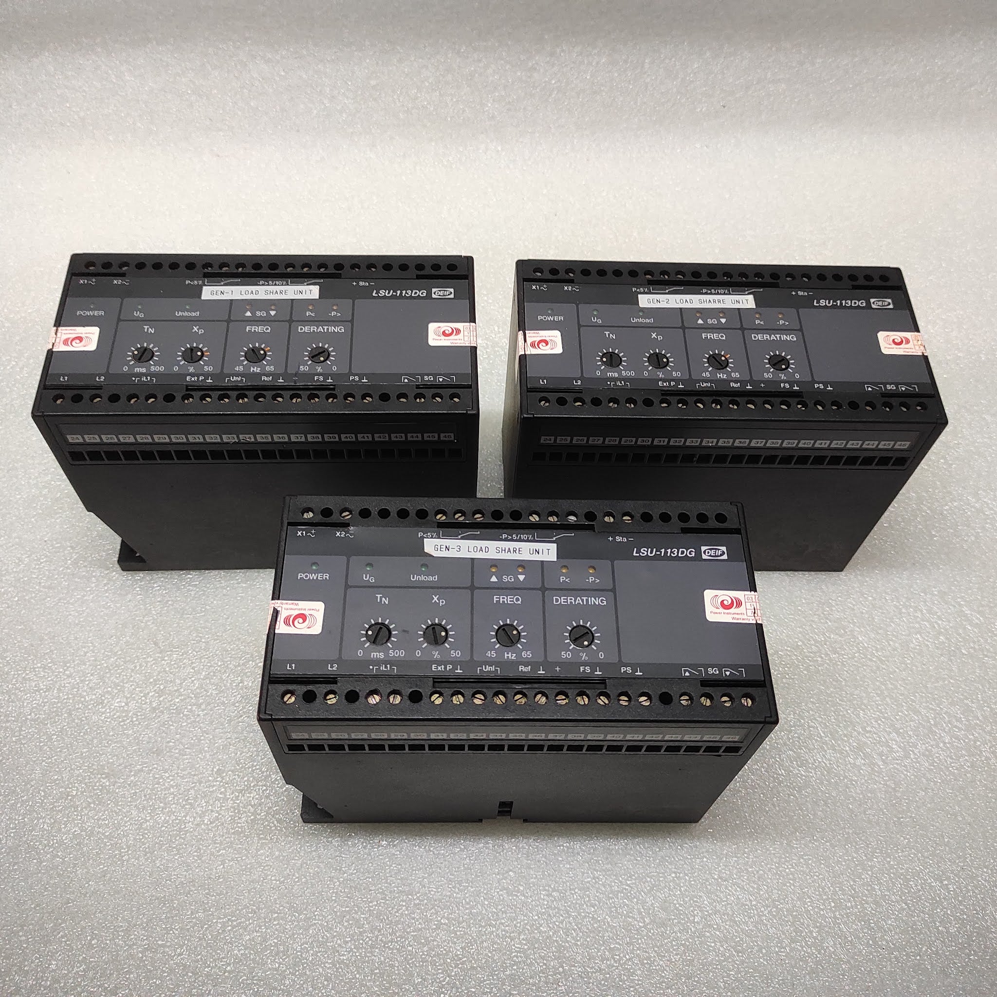 DEIF LSU-113DG LOAD SHARING UNIT 100024030.60 110V