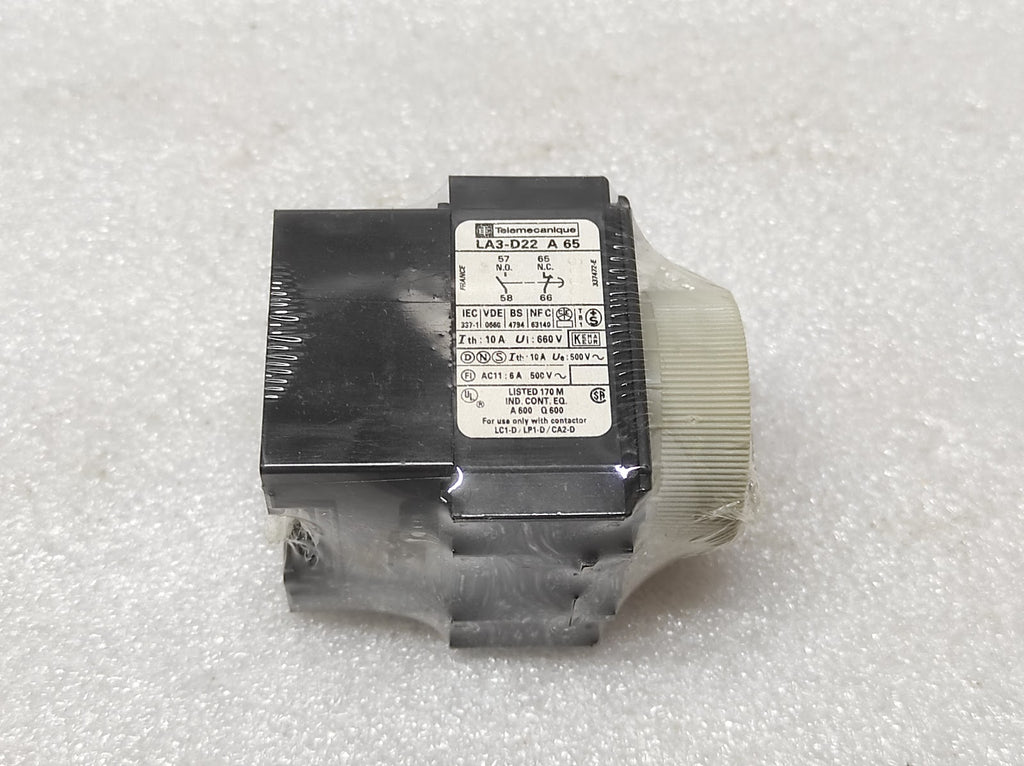 TELEMECANIQUE LA3D22A65 TIME DELAY BLOCK