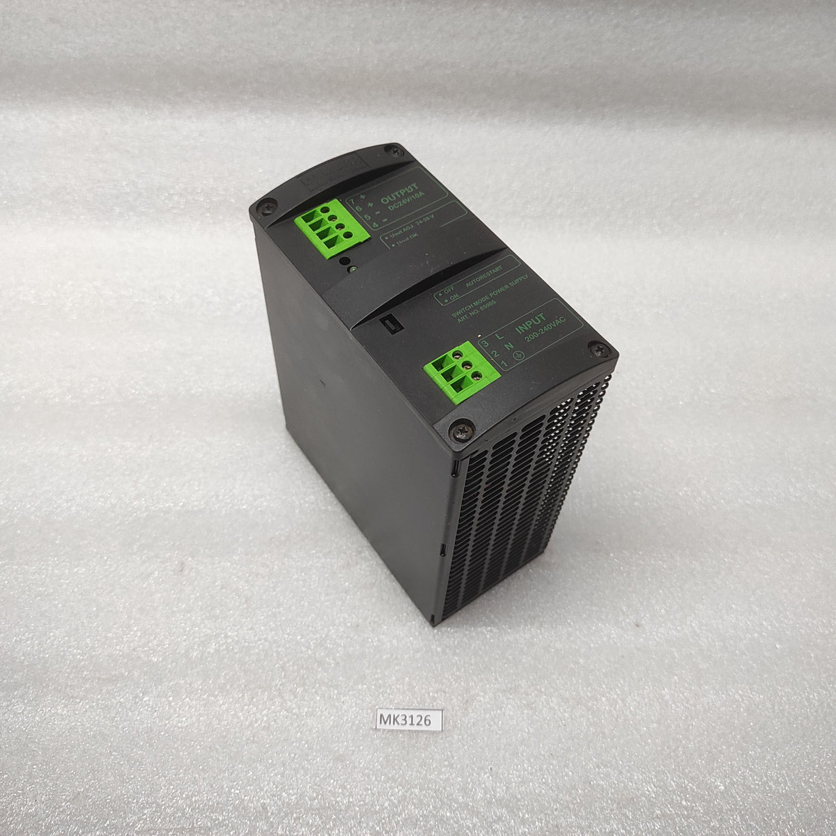 MURR ELEKTRONIK MCS10-230/24  POWER SUPPLY 85085 24VDC 10A