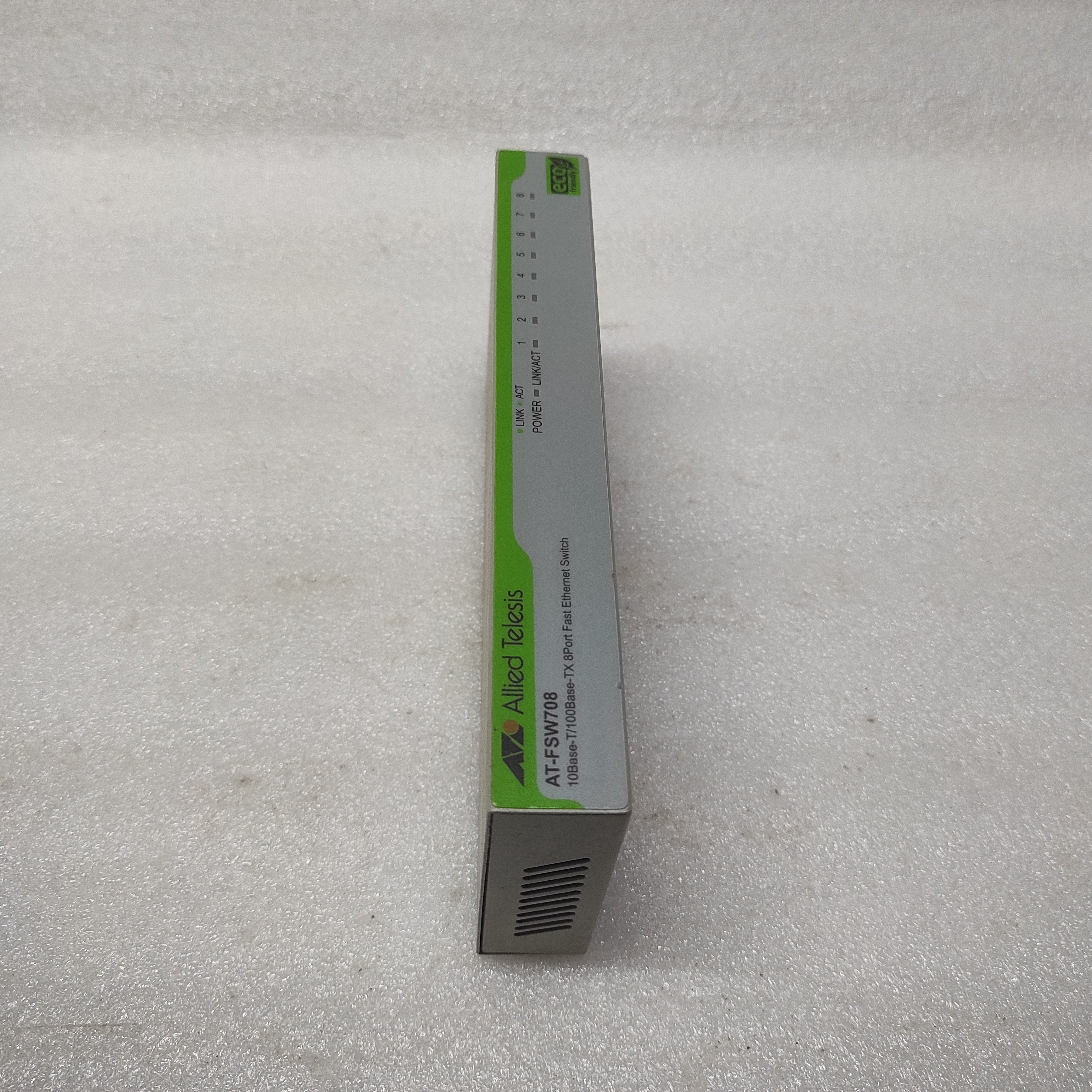 ALLIED TELESIS AT-FSW708 10BASE-T/100BASE-TX 8-PORT FAST ETHERNET SWITCH