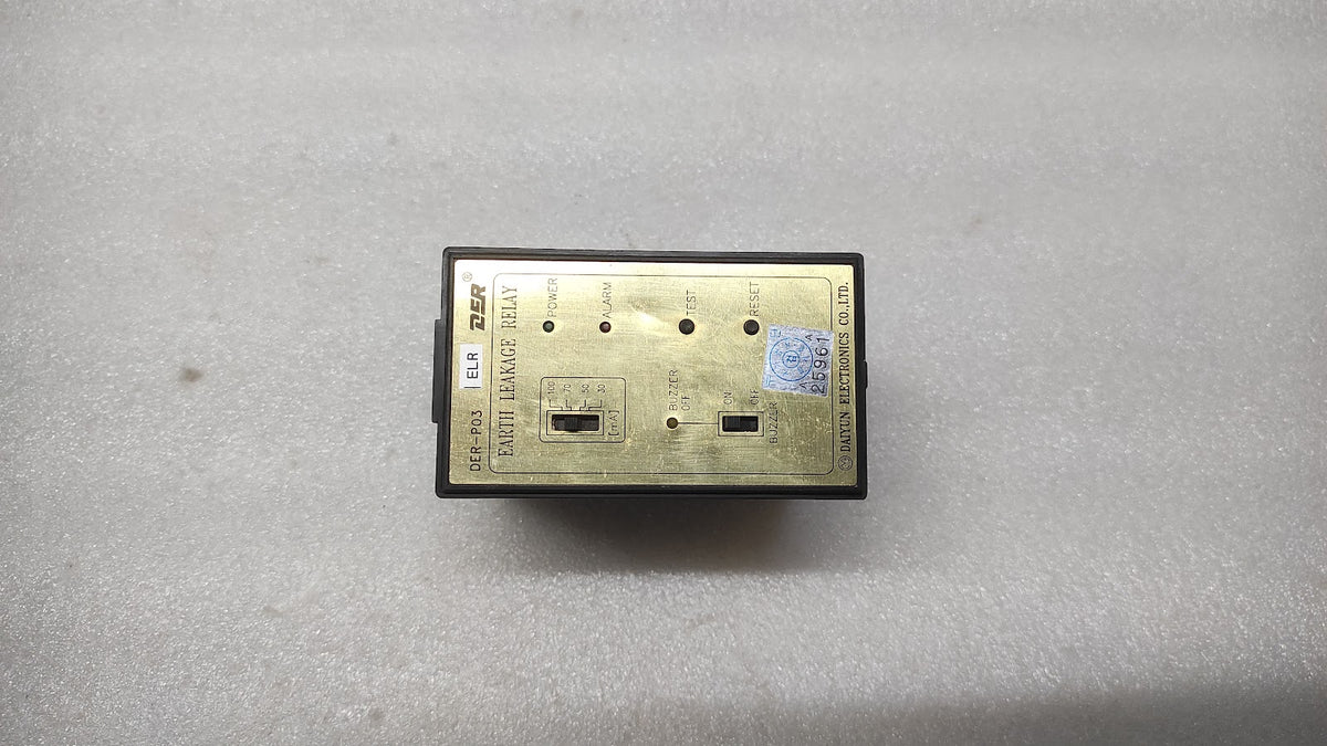 DAIYUN ELECTRONICS DER-P03 EARTH LEAKAGE RELAY