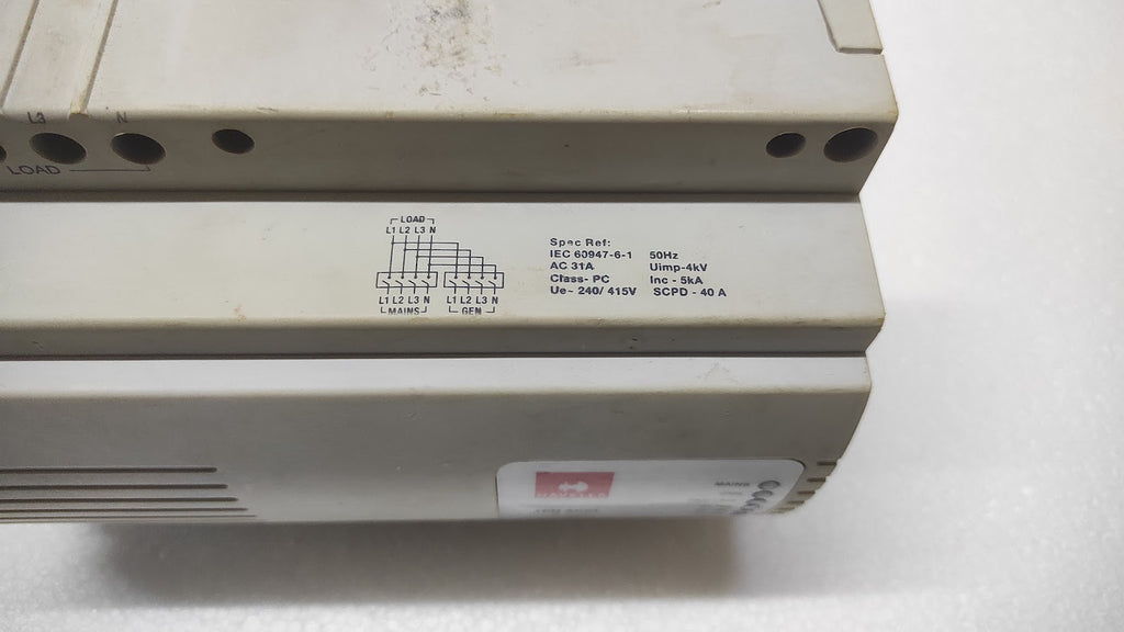 HAVELLS TPN ACCL ELECTRIC TRANSFER SWITCH 240/415V