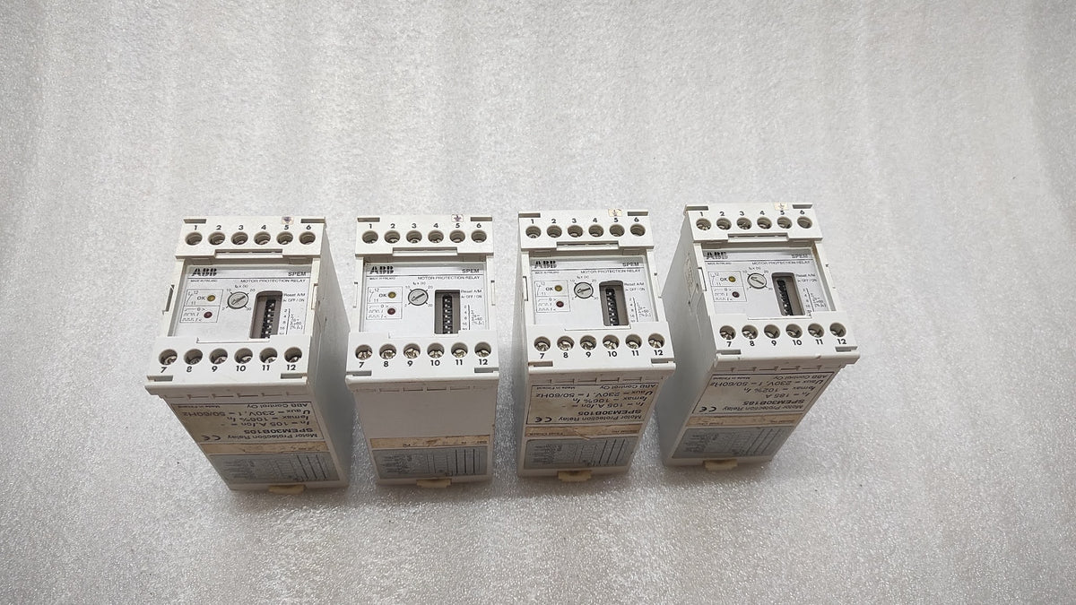 ABB SPEM30B105 MOTOR PROTECTION RELAY 230V