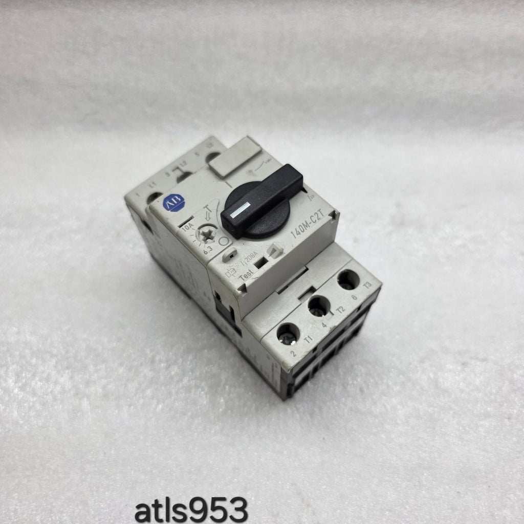 ALLEN BRADLEY CAT 140M-C2T-C10 SER C MOTOR CIRCUIT PROTECTOR 6.3-10 A