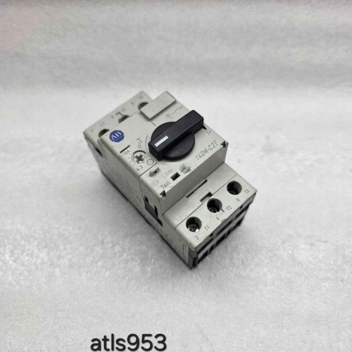 ALLEN BRADLEY CAT 140M-C2T-C10 SER C MOTOR CIRCUIT PROTECTOR 6.3-10 A