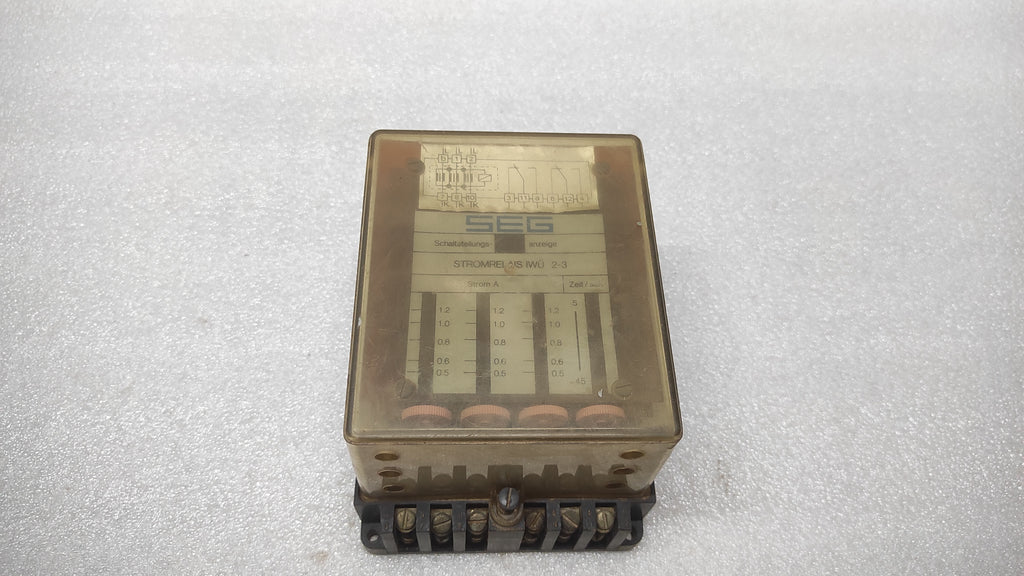 SEG STROMRELAIS IWU 2-3 CURRENT RELAY 250VAC 1000VA