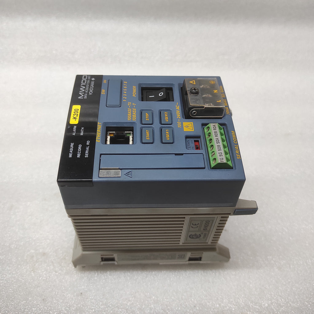 YOKOGAWA MW100-E-1W DATA ACQUISITION UNIT 91P114267
