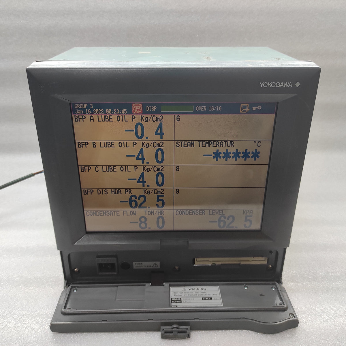 YOKOGAWA DX220-1-2 DAQ STATION DX200-S60-302 100-240VAC