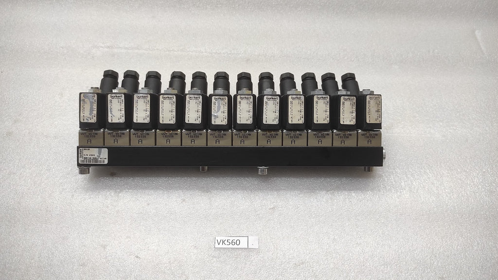 BURKERT 6012 T 1.2 FKM PA FLUID CONTROL SYS VALVE 24VDC LOT OF 12 UNIT