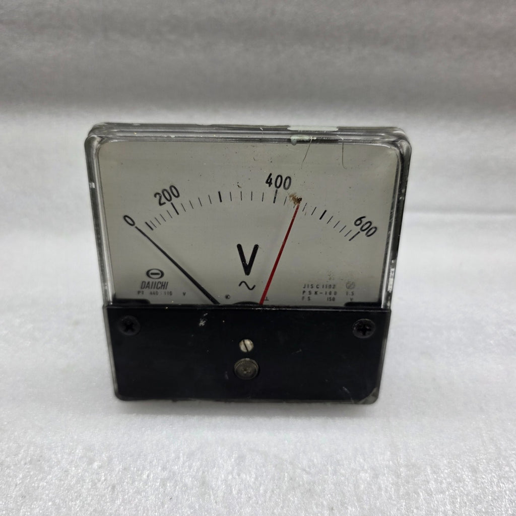 DAIICHI PSK-100 VOLT METER PT 440/110V 0-600V