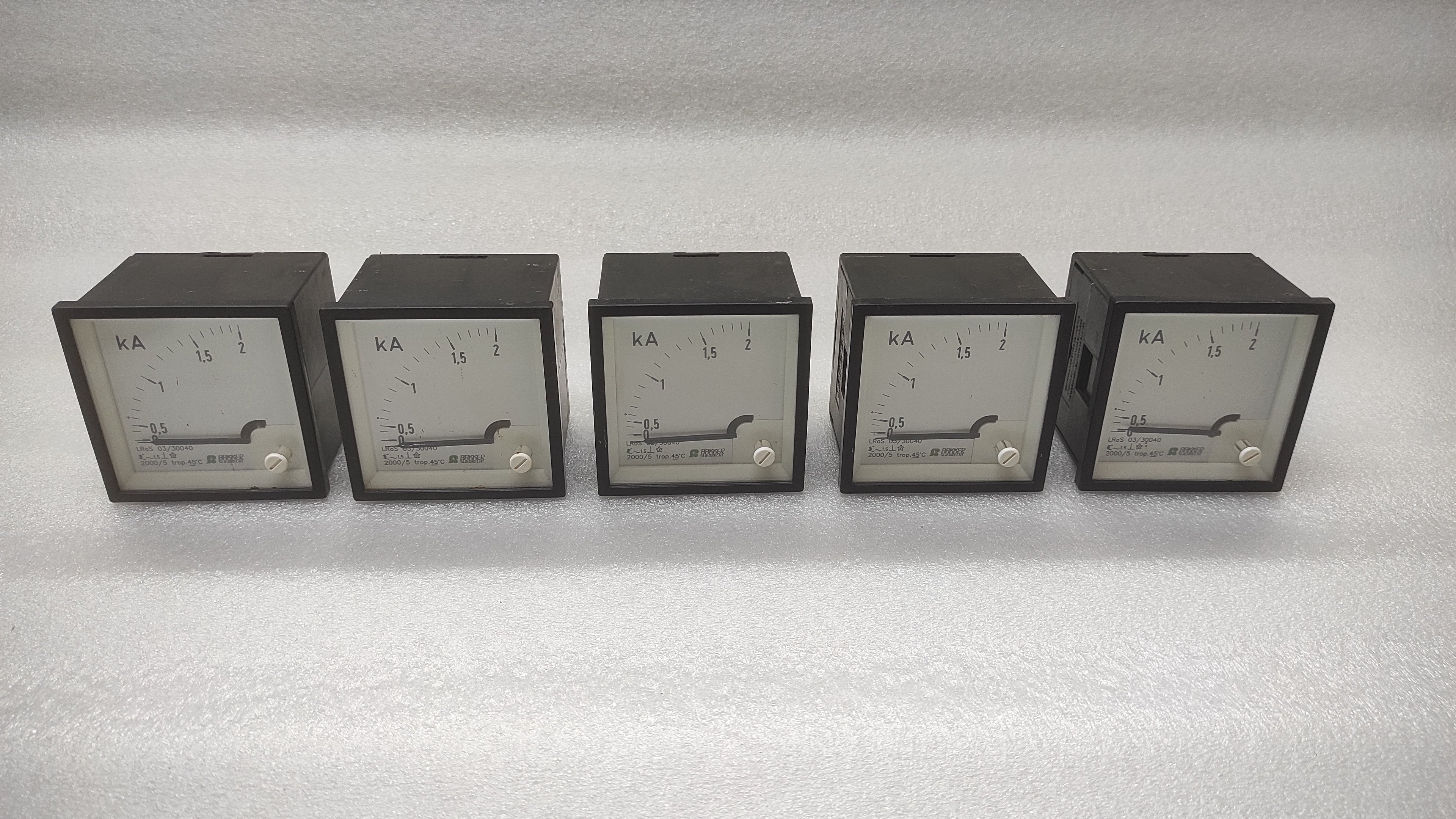 BAKKER SLIEDRECHT CT 2000/5 KILO AMPERE METER 0-2kA