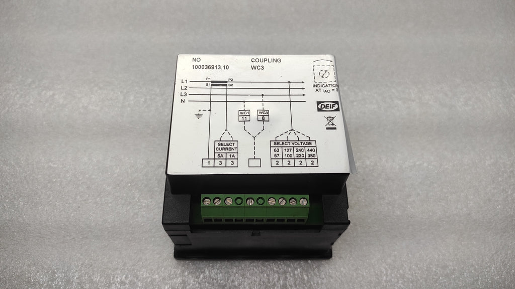 DEIF 100036913.10 POWER FACTOR METER