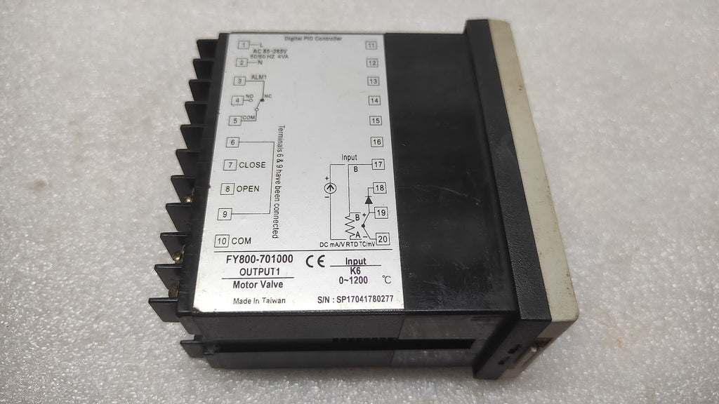 HONEYWELL FY800-701000 PID TEMPERATURE CONTROLLER 85-265VAC