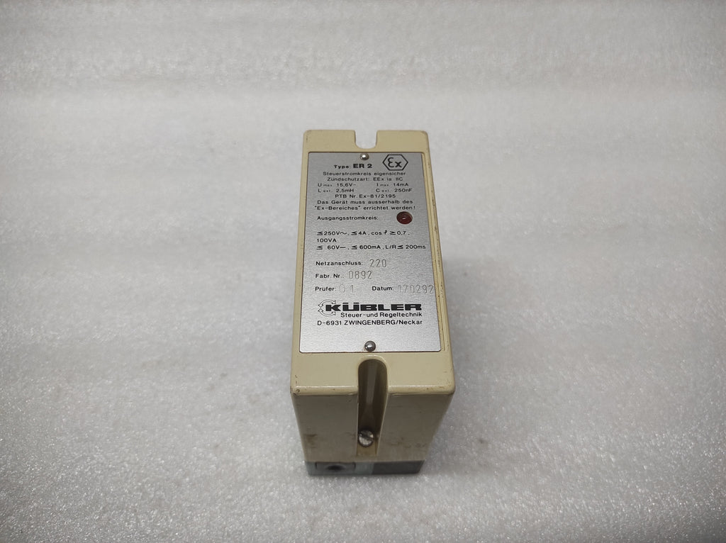 KUBLER ER2 CONTROL CIRCUIT