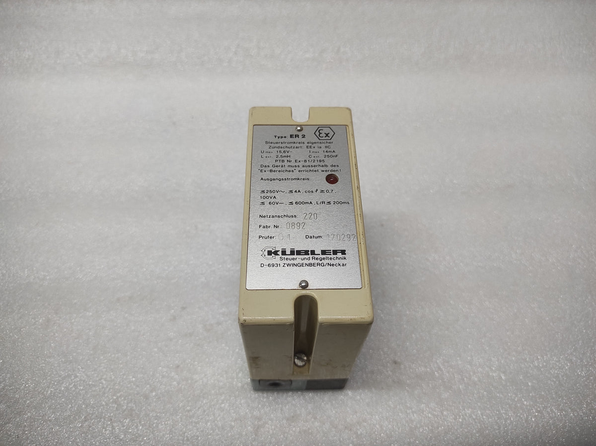 KUBLER ER2 CONTROL CIRCUIT