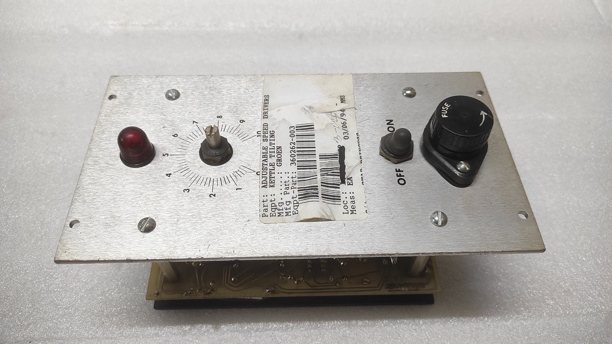 SABINA 2000-30 FULL WAVE CONTROL 0-90V-DC DC 115V-AC GROEN 360262-003