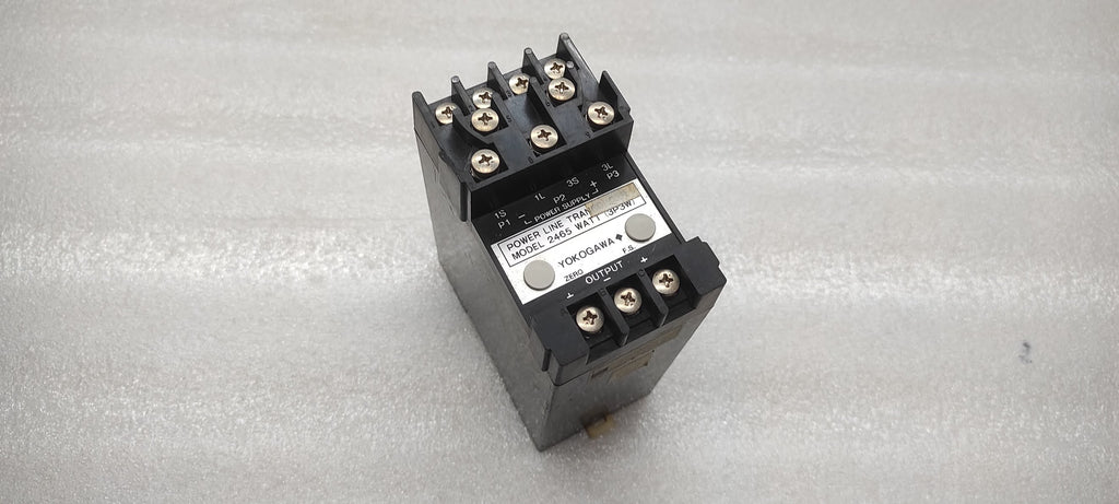 YOKOGAWA 2465 WATT 3P3W POWER LINE TRANSDUCER 69TX2150 24V DC PT 460:115V