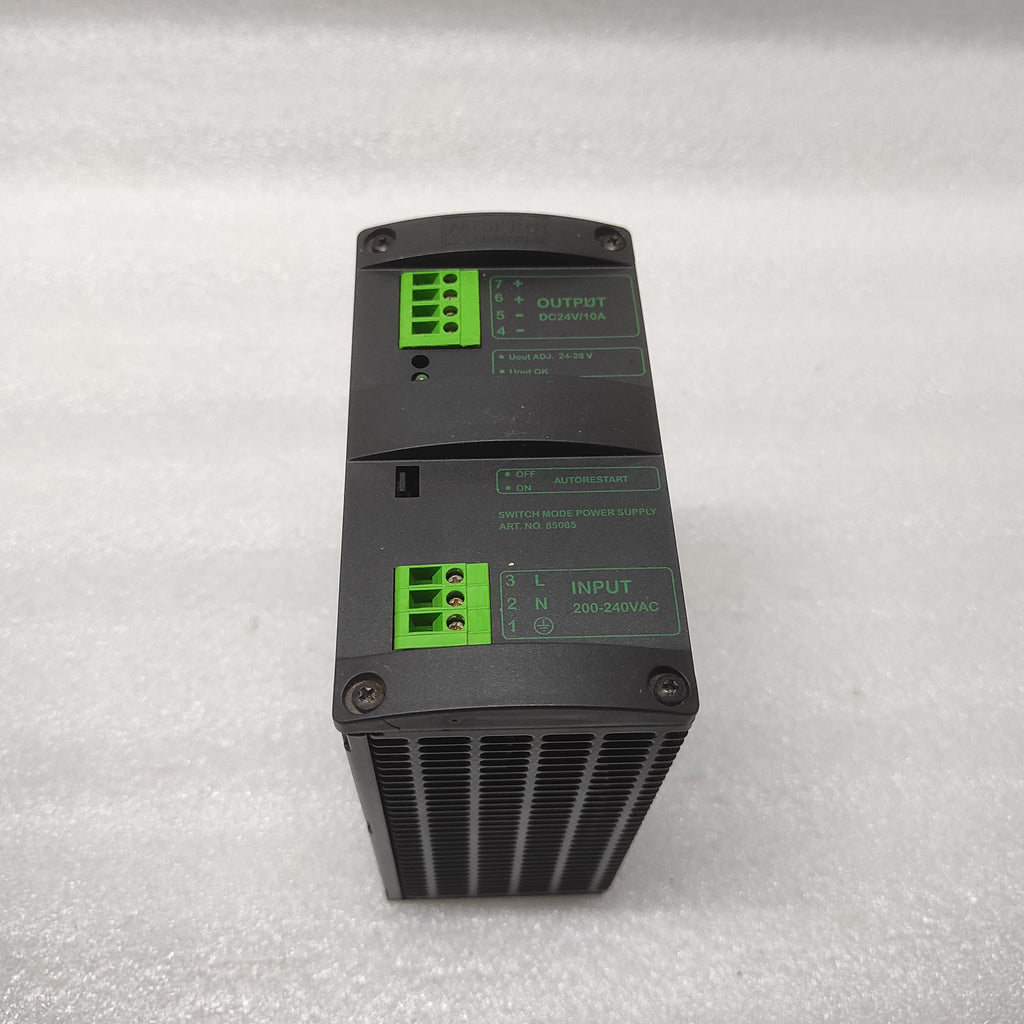 MURR ELEKTRONIK MCS10-230/24  POWER SUPPLY 85085 24VDC 10A