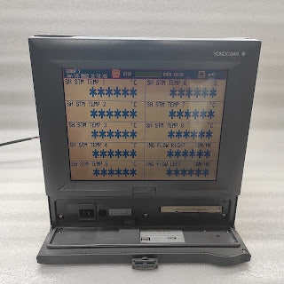 YOKOGAWA DX220-1-2 DAQ STATION DX200-S60 DIGITAL CHART RECORDER 100-240VAC
