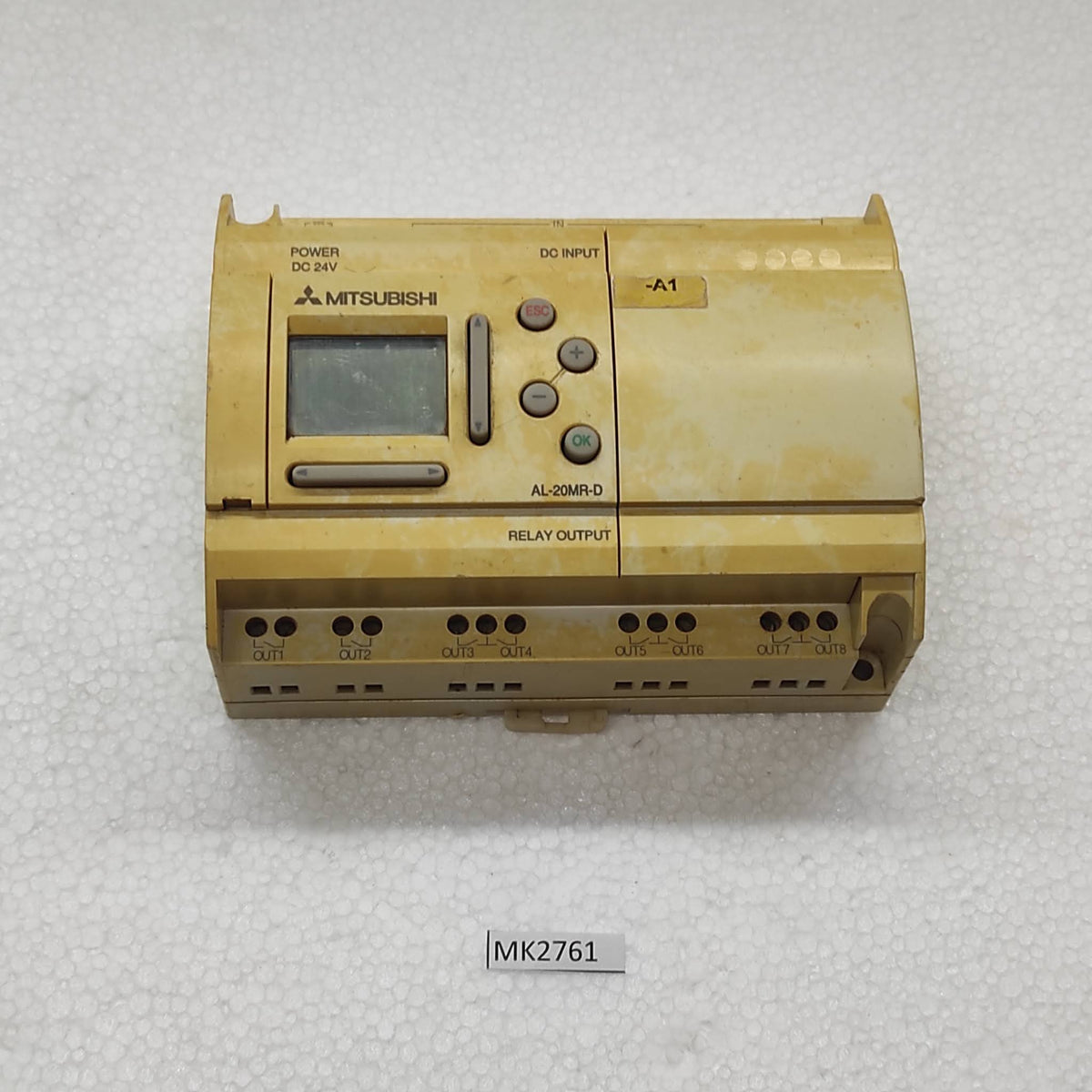 MITSUBISHI AL-20MR-D ALPHA LOGIC MODULE 24VDC