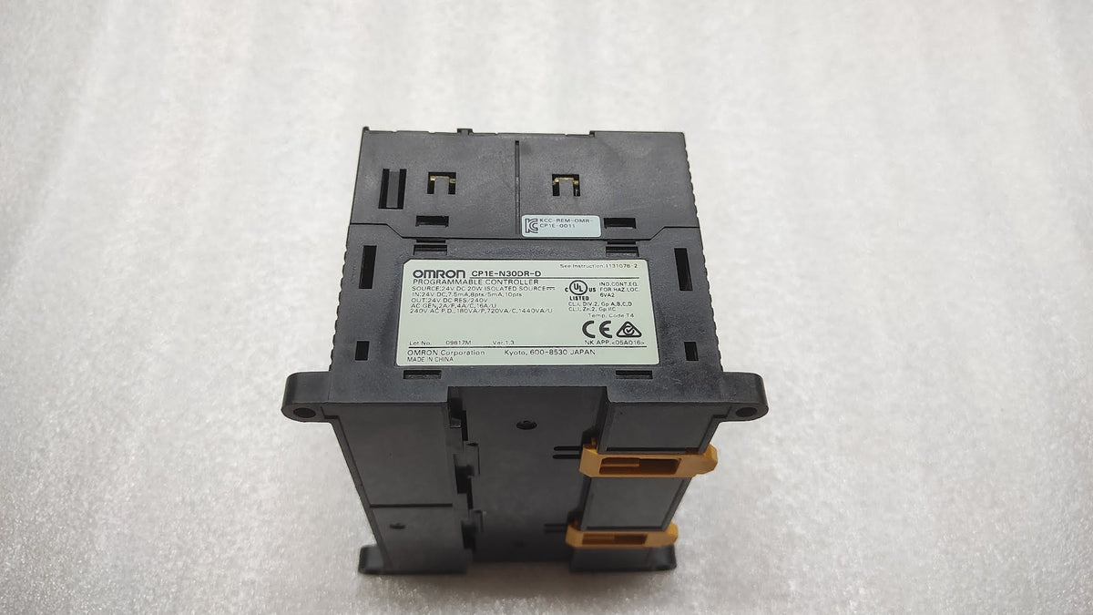 OMRON CP1E-N30DR-D PROGRAMMABLE CONTROLLER 24VDC CP1EN30DRD