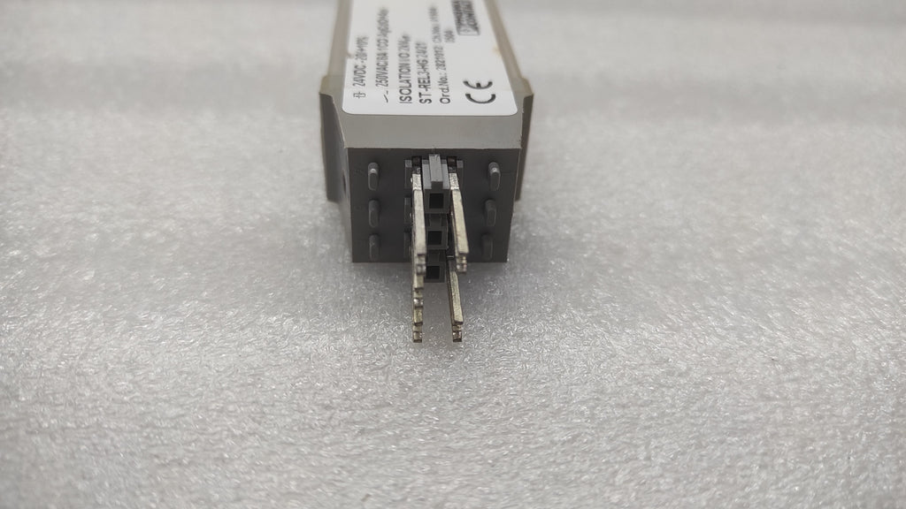 PHOENIX CONTACT ST-REL3-HG 24/21 RELAY CONNECTORS 2821012 24VDC LOT OF 5 UNIT