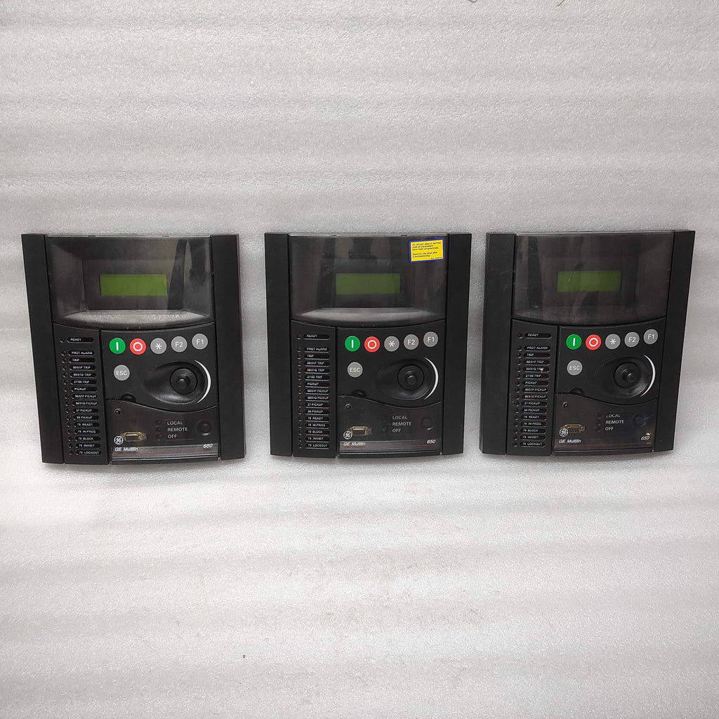 GE MULTILIN 650 BAY CONTROLLER FRONT DISPLAY 189C1337P1R10
