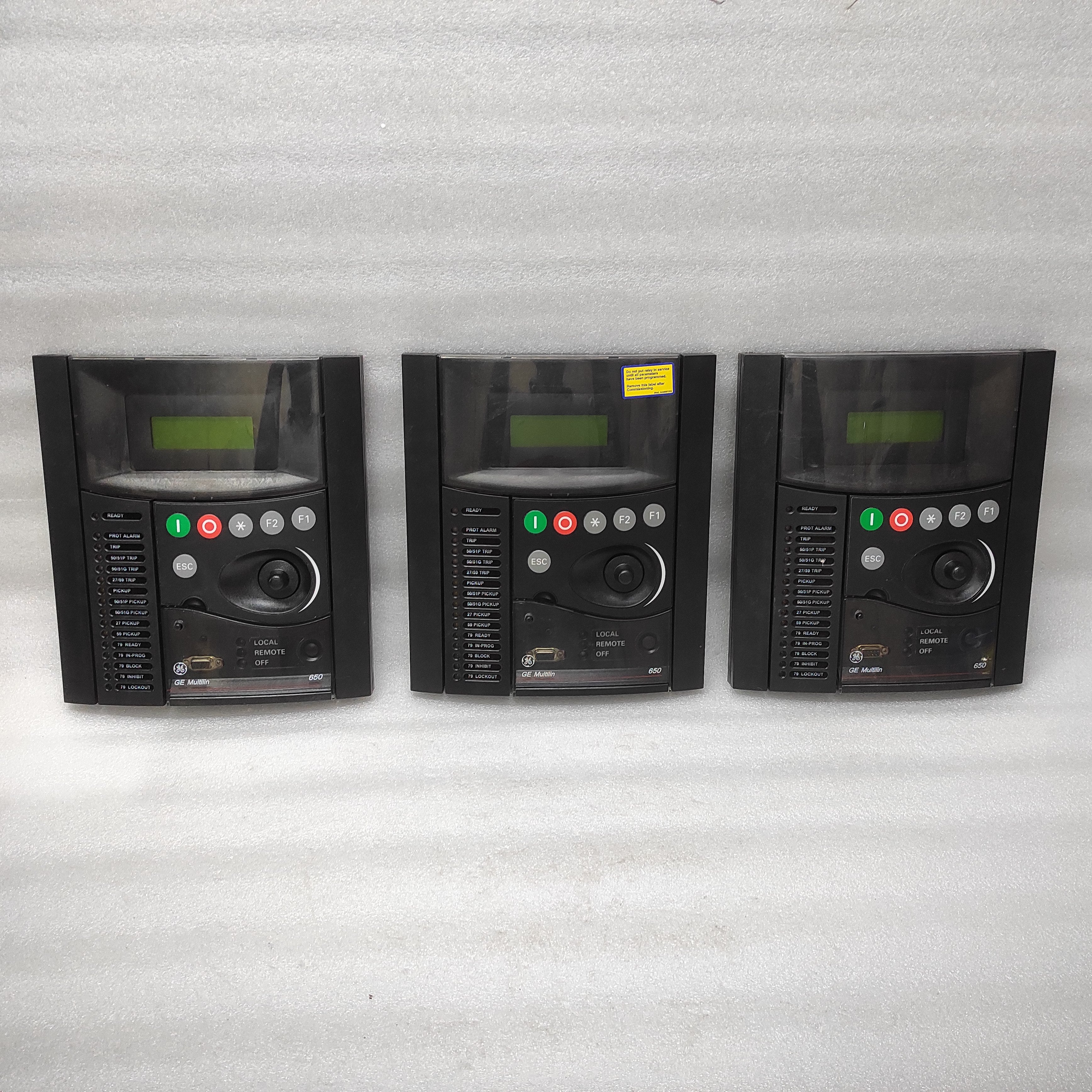 GE MULTILIN 650 BAY CONTROLLER FRONT DISPLAY 189C1337P1R10