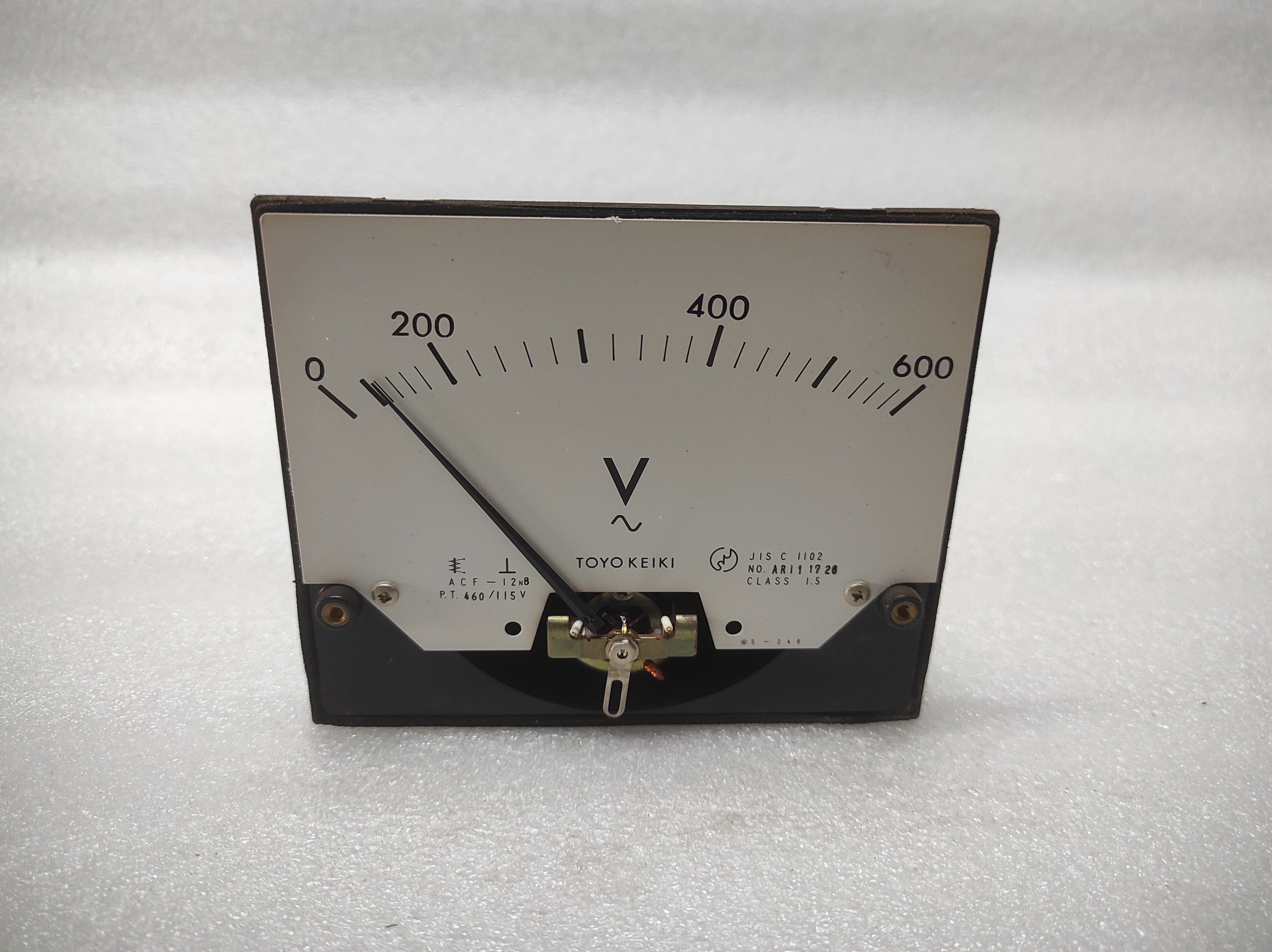 TOYO KEIKI ACF-12NB VOLTMETER PT 460/115V